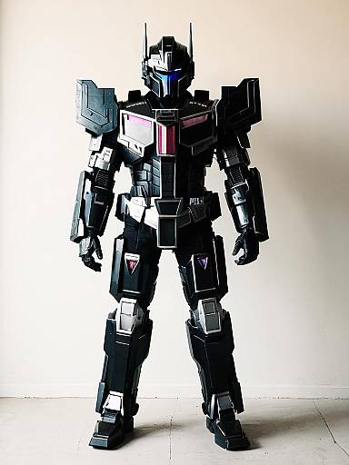 Man in Nemesis Prime G1 Cosplay Costume