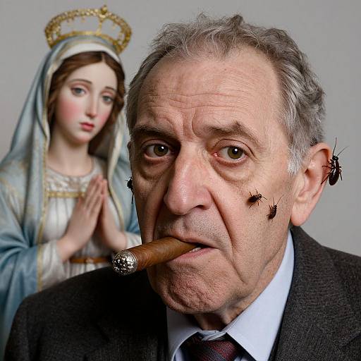 Hyperrealistic Goya-Style Dual Portrait