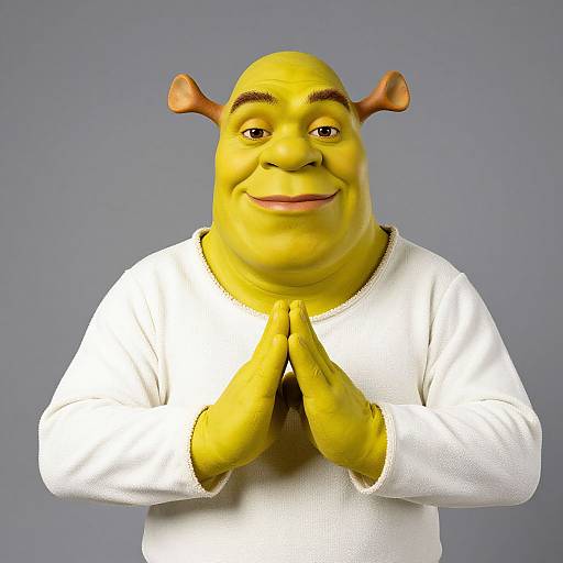 Fancy Dress Shrek Alien Male