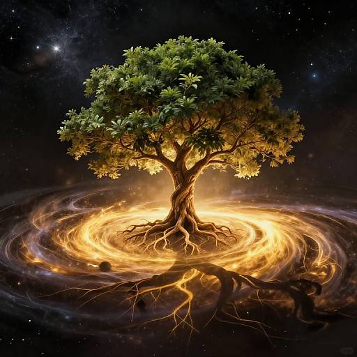 Tree of Light and Cosmic Vortex