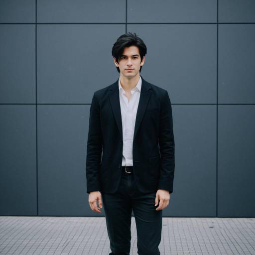 Young Man in Casual Menswear