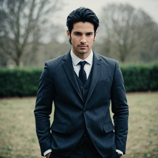 Man in Dark Grey Suit Outdoors