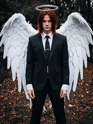 Cosplay photo of angel devil (chainsaw man). Costume clothes