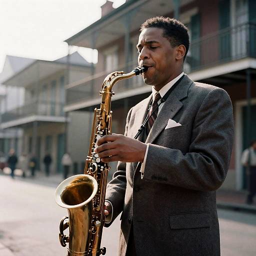 1955 Vivian Maier Style Jazz Portrait