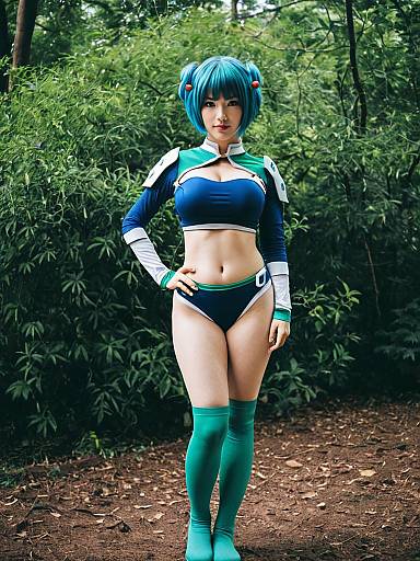Cosplay photo of earth-chan. Costume clothes