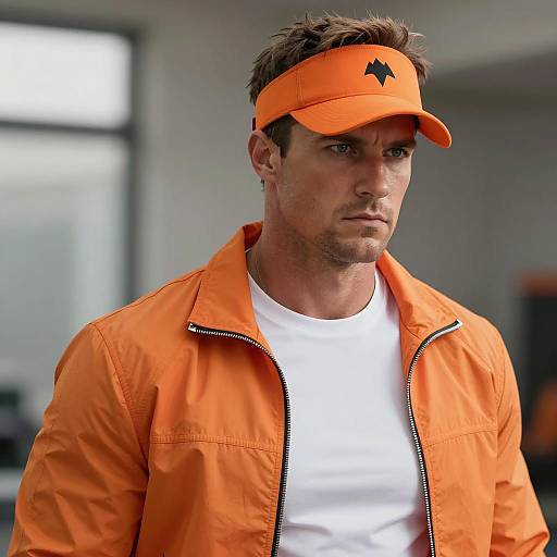 Realistic Jailbird Costume Portrait