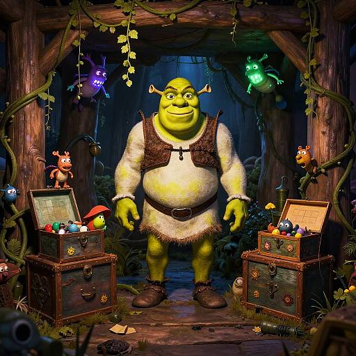 Whimsical Shrek Swamp Escape Room