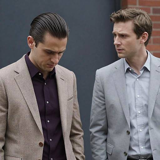 Emotional Portrait of Two Men