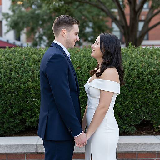 Elegant Engagement Session in Post Office Square