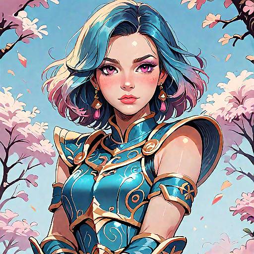 Armored Solo Senshi with Bushy Beard