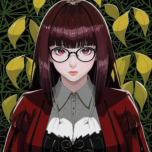 Illustration of Arima senne, original in the style of Geppewi