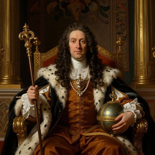 Royal Portrait with Regal Accessories