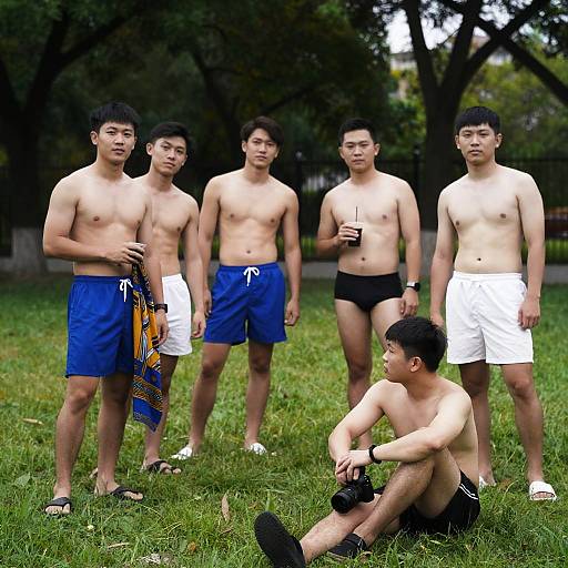 Summer Gathering in a Park Setting