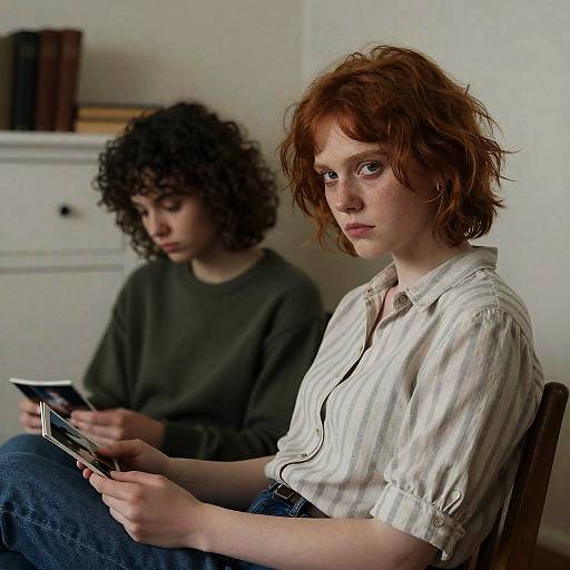 Emotive Portrait of Two People