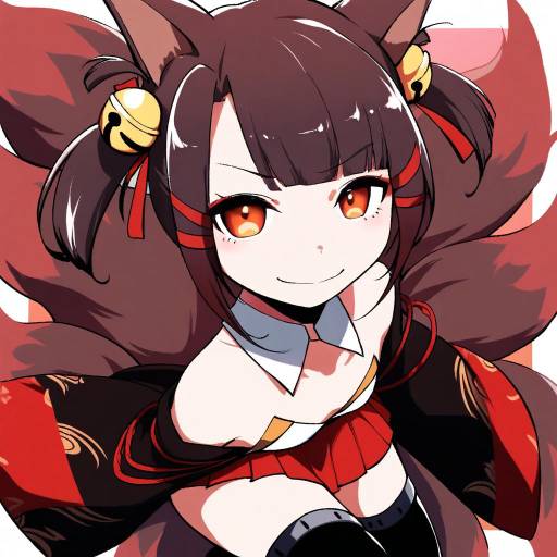 Illustration of Akagi-chan (azur lane), azur lane in the style of Non (nuebako)