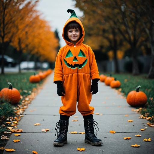 Whimsical Pumpkin Costume for Kids