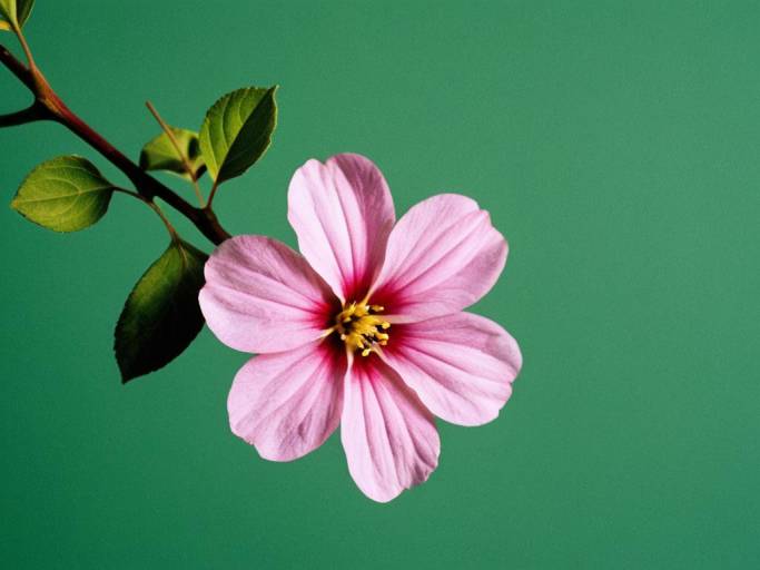 Close-Up Floral Vine Wallpaper Design