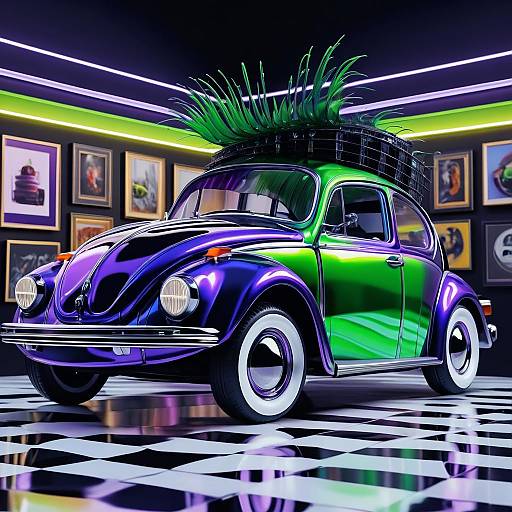 Hyperreal Oil Painting — Modern Beetlejuice