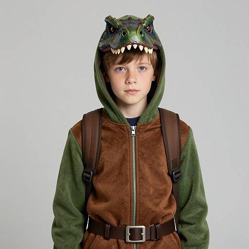 Photorealistic Jurassic Park Costume Portrait