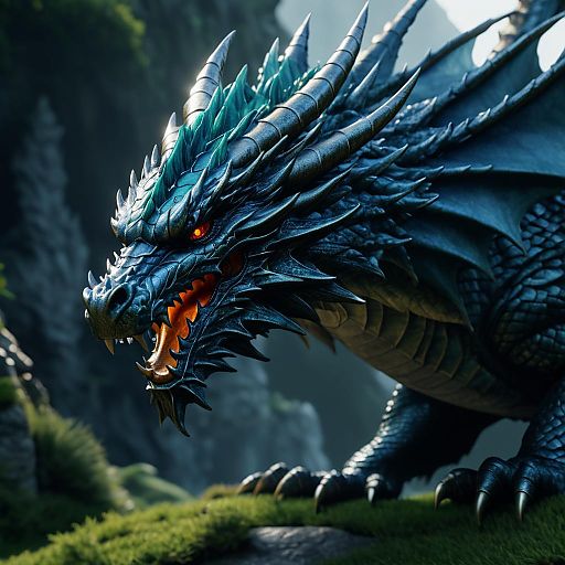 Ultra-Detailed Photorealistic Dragon Portrait Ultra-Detailed Photorealistic Dragon Portrait