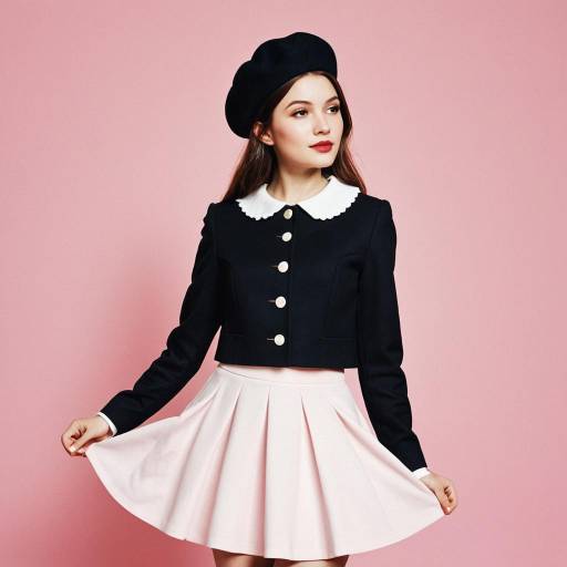 Stylish Woman in Parisian Inspired Outfit