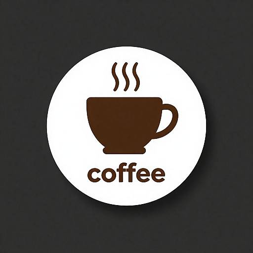 Ultrarealistic Modern Coffee Brand Logo