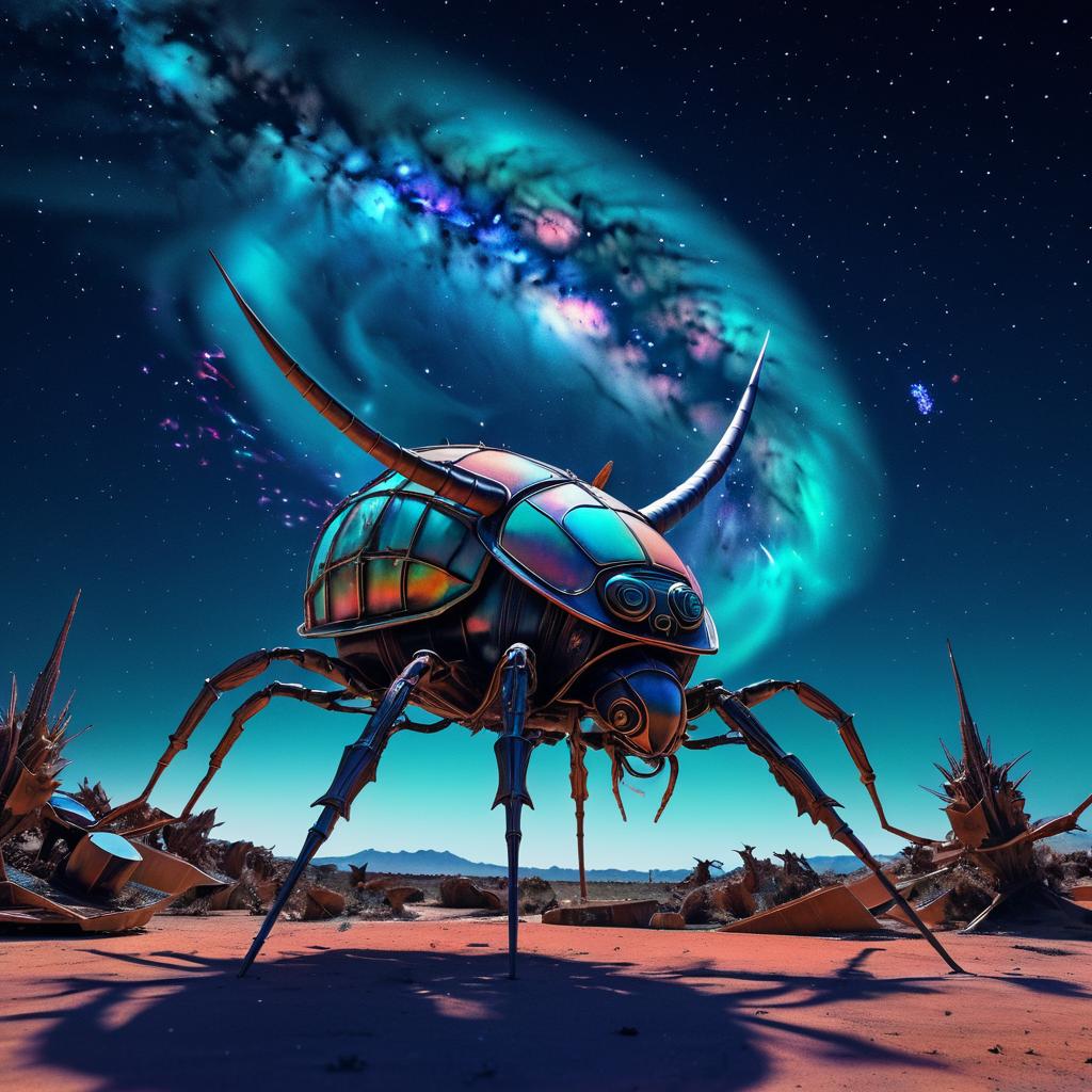 Mutant Beetle in Post-Apocalyptic Space