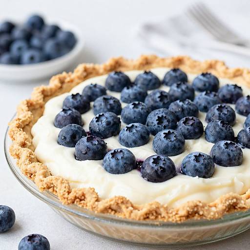Dairy-Free Paleo Blueberry Cream Pie