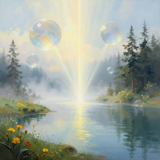 Ethereal Quantum Realm Landscape