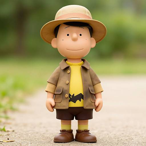 Charlie Brown in Safari Outfit