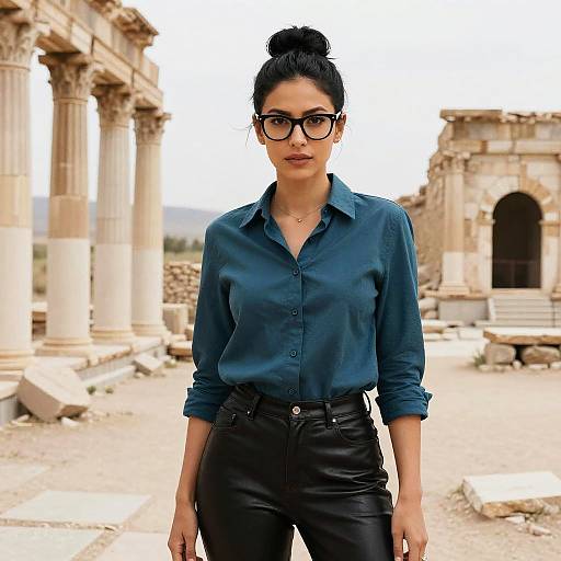 Realistic Portrait of a Colombian Woman