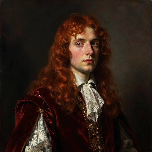 Red Hair Renaissance Portrait