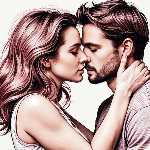 Tender Embrace Digital Illustration