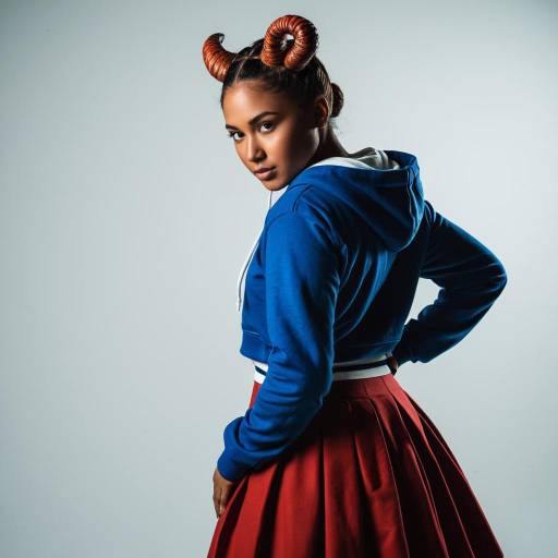 Young Female Devil Dinosaur Cosplay Shoot