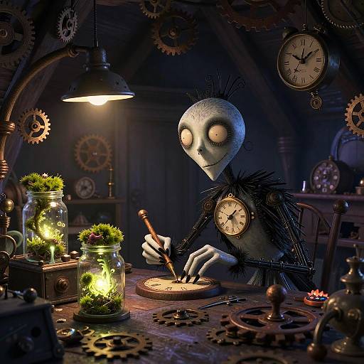 Clockwork Songbird Tinkerer Attic