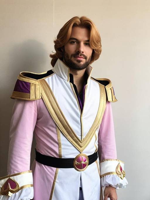 Man in Prince Adam Costume Cosplay