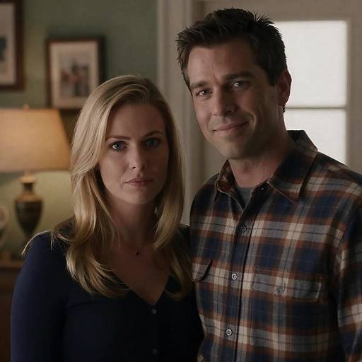 Intimate Indoor Portrait of Couple