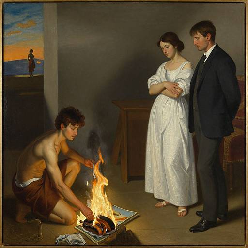 Dramatic Trio Scene Artwork