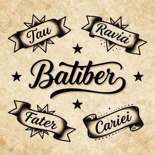 Vintage Tattoo Name Design Generator