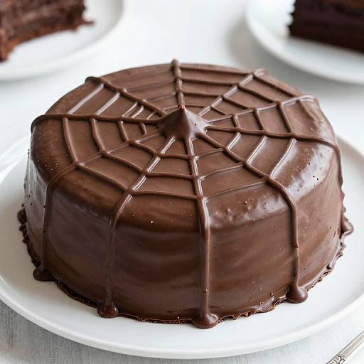 Chocolate Spider Web Cake Recipe