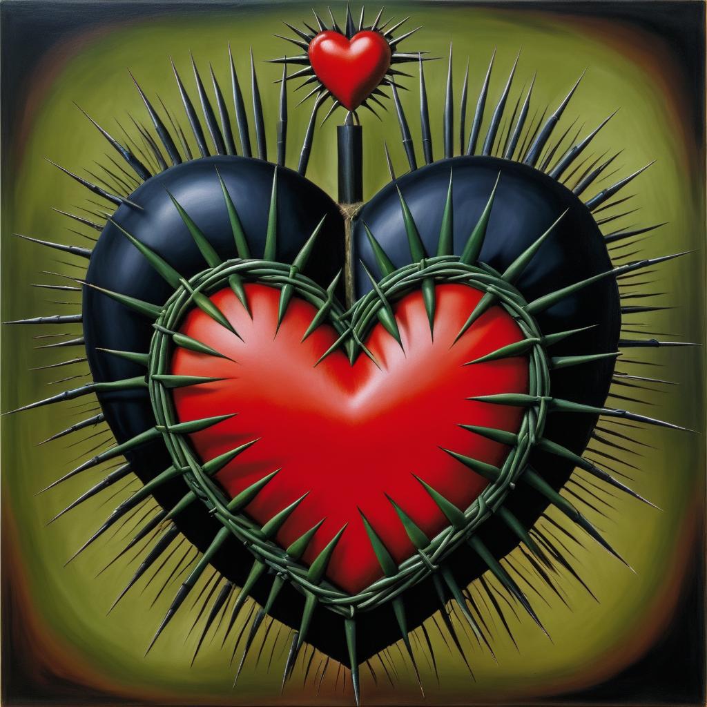 Frida Kahlo's Haunting Heart in Thorns