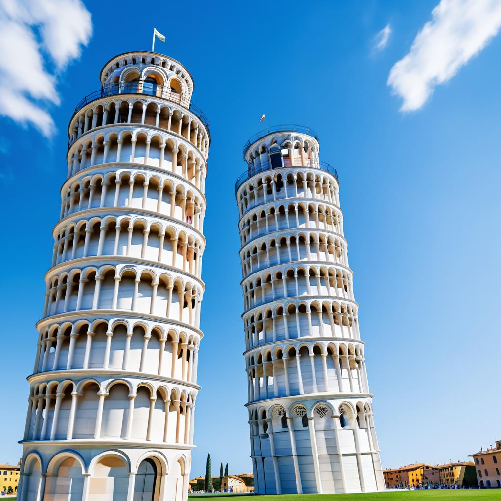 Gehry-Inspired Leaning Tower of Pisa