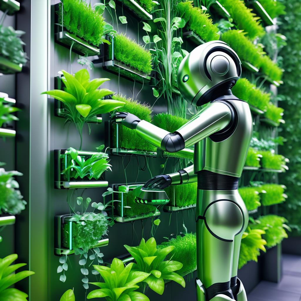 Robotic Gardener in a Vertical Garden