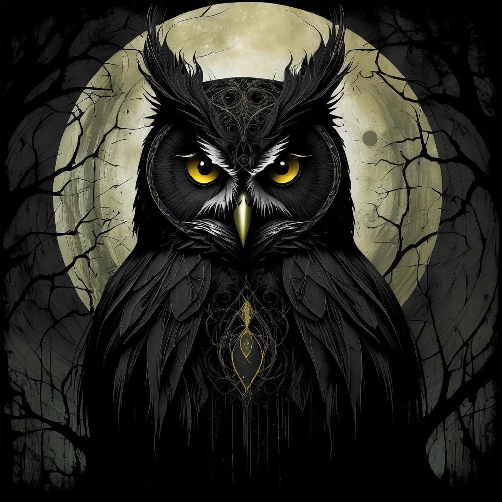 Gothic Owl: The Essence of Loneliness