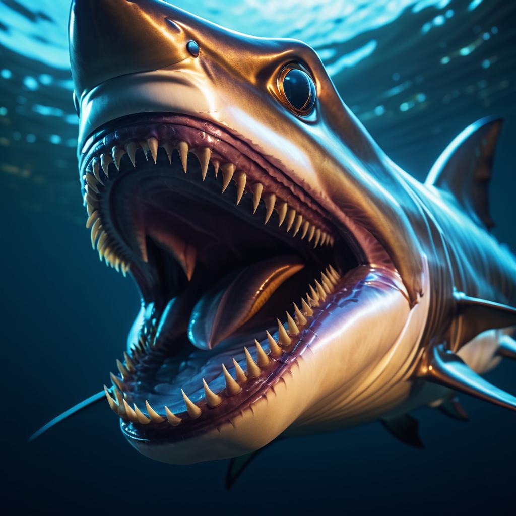 Lovecraftian Caramel Shark in HD