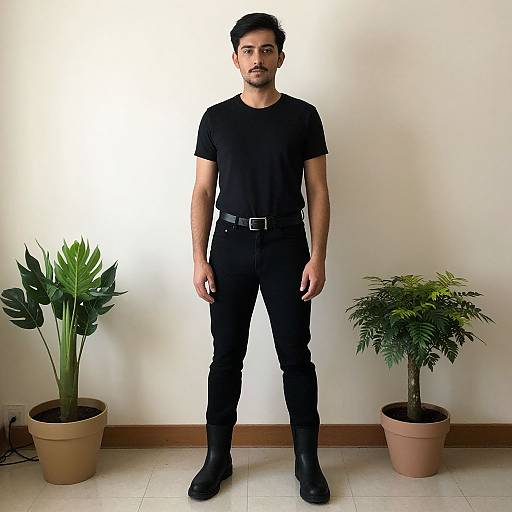 Home-Made Casual Costume with Plant