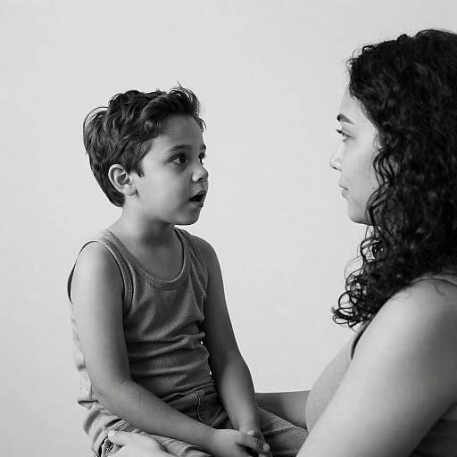 Surprised Man Held by Woman in Profile