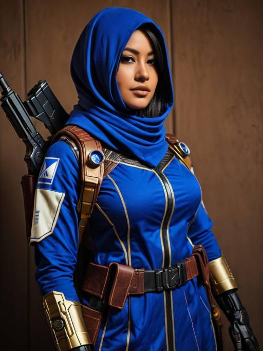 Realistic Ana Amari Cosplay Photo
