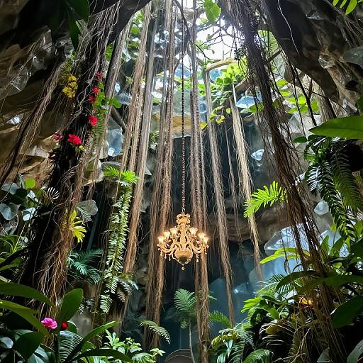 Upside-Down Gardens in Crystal Cave