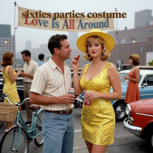 1960s NYC Rooftop Summer Party